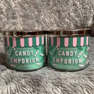 Bath and Body Works Candy Emporium Candles Bundle